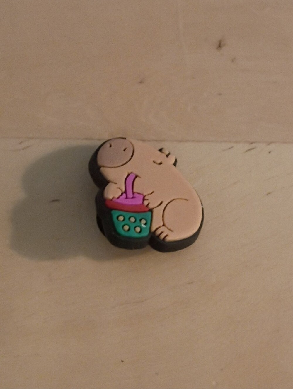 10 for $10 Jibbitz Croc Charms - Capybara Drinking Green Pink Cup - New Charms